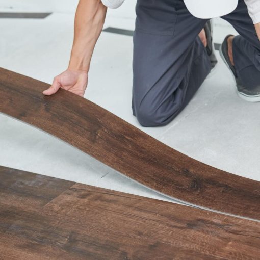 Luxury Vinyl Tiles LVT installation